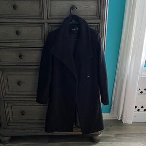 Nine West  Black Trench Coat